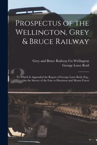 Prospectus of the Wellington, Grey & Bruce Railway [microform]