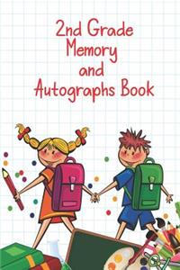 2nd Grade Memory and Autographs Book