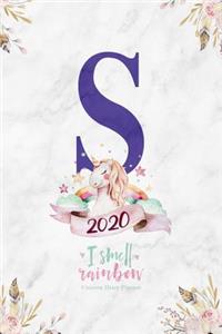 2020 Unicorn Diary Planner I Smell Rainbow