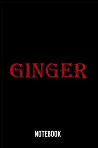 Ginger Notebook