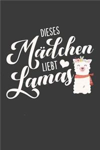 Dieses Mädchen liebt Lamas