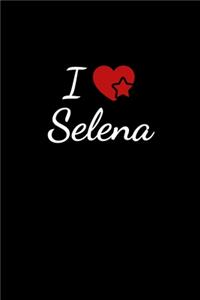 I love Selena: Notebook / Journal / Diary - 6 x 9 inches (15,24 x 22,86 cm), 150 pages. For everyone who's in love with Selena.