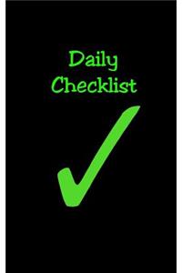 Daily Checklist