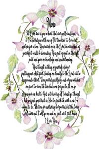 Mama I Love You - Hibiscus Journal