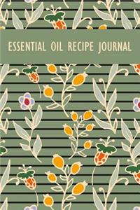 Essential oil recipe journal