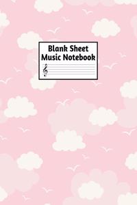 Blank Sheet Music Notebook
