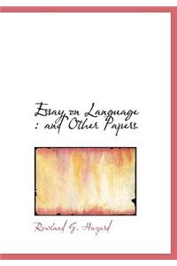 Essay on Language