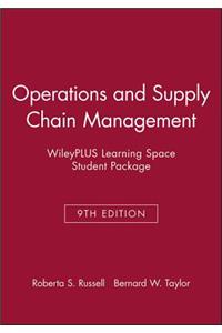 Operations and Supply Chain Management, 9e Wileyplus Learning Spacestudent Package