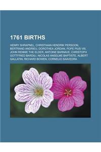 1761 Births