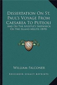 Dissertation On St. Paul's Voyage From Caesarea To Puteoli