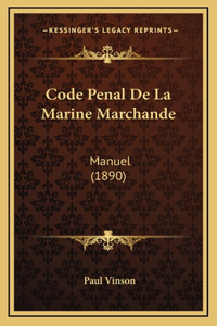 Code Penal De La Marine Marchande