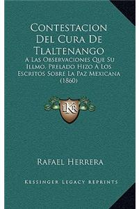 Contestacion Del Cura De Tlaltenango