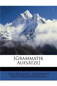 [Grammatik Aufsatze]