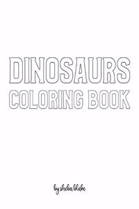 Dinosaurs with Scissor Skills Coloring Book for Children - Create Your Own Doodle Cover (8x10 Softcover Personalized Coloring Book / Activity Book)