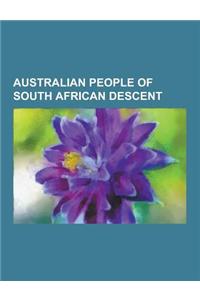 Australian People of South African Descent