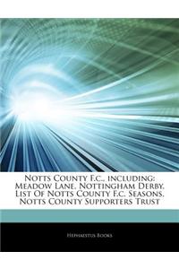 Articles on Notts County F.C., Including