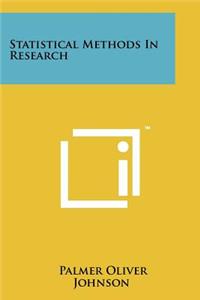 Statistical Methods in Research