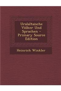 Uralaltaische Volker Und Sprachen