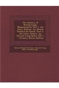 The History of Westborough, Massachusetts