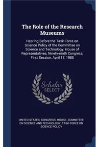 Role of the Research Museums