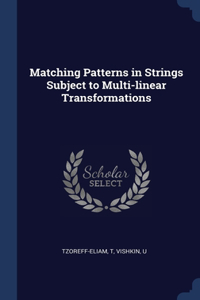 Matching Patterns in Strings Subject to Multi-linear Transformations