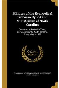 Minutes of the Evangelical Lutheran Synod and Ministerium of North Carolina