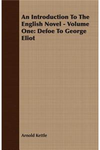 An Introduction To The English Novel - Volume One