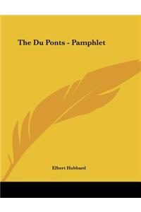 The Du Ponts - Pamphlet