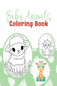Baby Animals Coloring Book