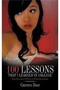 100 Lessons That I Learned in College