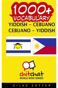 1000+ Yiddish - Cebuano Cebuano - Yiddish Vocabulary