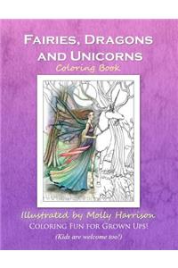 Fairies, Dragons and Unicorns: by Molly Harrison Fantasy Art