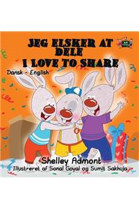 Jeg elsker at dele - I Love to Share