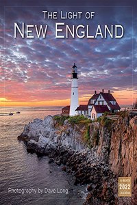 The Light of New England -- Photography by Dave Long 2022 Wall Calendar 16-Month
