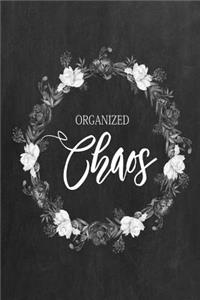 Chalkboard Journal - Organized Chaos (Grey)