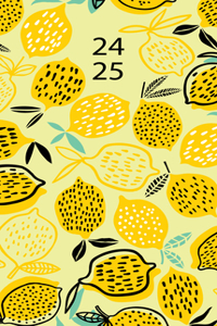 Lots of Lemons 2024 3.5 X 6.5 2-Year Pocket Planner