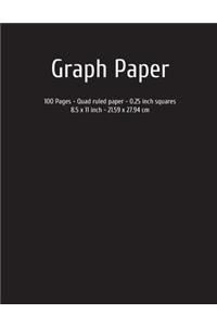 Graph Paper 8.5 x 11 inch