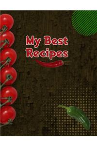 My Best Recipes. Create Your Own Collected Recipes. Collect the Recipes You Love in Your Own Recipe Book. Blank Recipe Book to Write in, Document all Your Special Recipes and Notes for Your Favorite.