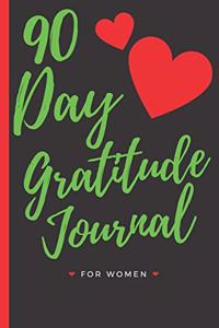 90 Day Gratitude Journal For Women