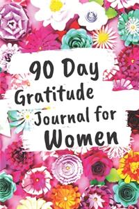 90 Day Gratitude Journal For Women