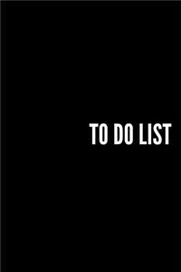 To-Do List Notebook