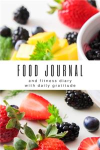 Food Journal and Fitness Diary with Daily Gratitude I AM STRONG I AM BEAUTIFUL I AM ENOUGH