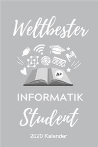 Weltbester Informatik Student 2020 Kalender