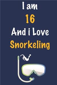 I am 16 And i Love Snorkeling