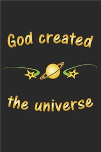 God created the universe