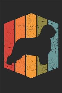 Retro Briard Notebook - Gift for Briard Lovers and Dog Owners - Vintage Briard Diary - Briard Writing Journal