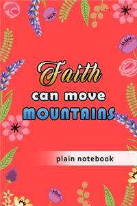 Blank Plain Notebook