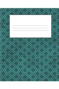 Turquiose Composition Notebook