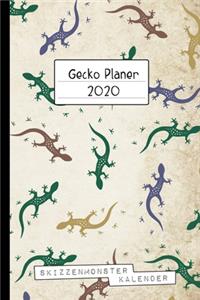 Gecko Planer 2020: Fancy Wochenplaner 2020 für Reptilien-Fans, Salamander-Freaks und Eidechsen-Fans