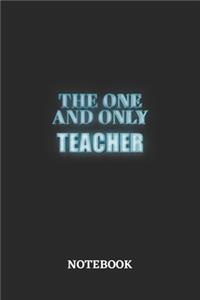 The One And Only Teacher Notebook